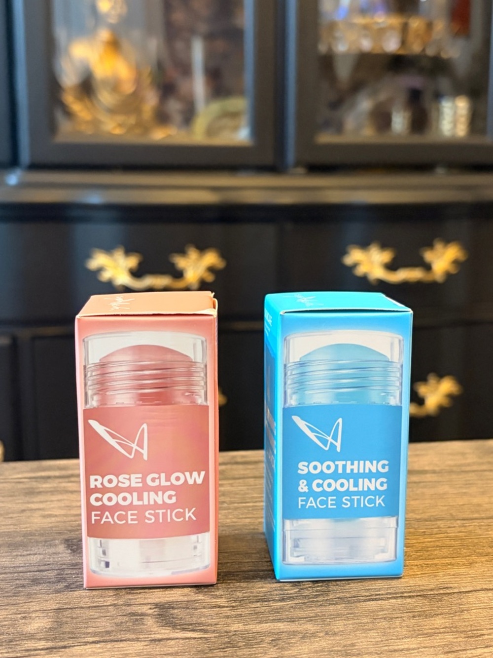 Soothing & Cooling Face Stick / Rose Glow Face Stick - Dual Pack